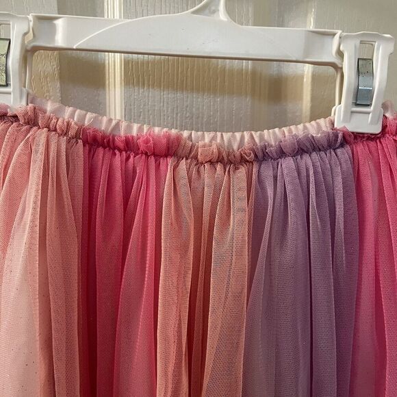 H&M Pink Purple Glittery Tulle Skirt Girls Size 4-6 years - Picture 5 of 10